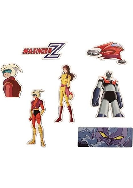 Toys Mazinger Z Magnet Set A Mazinger Magnet Seti