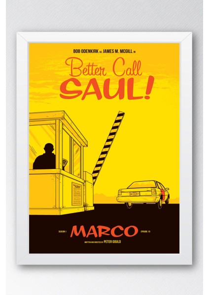 Better Call Saul Çerçeveli Tablo - Saul Goodman Poster Tablo