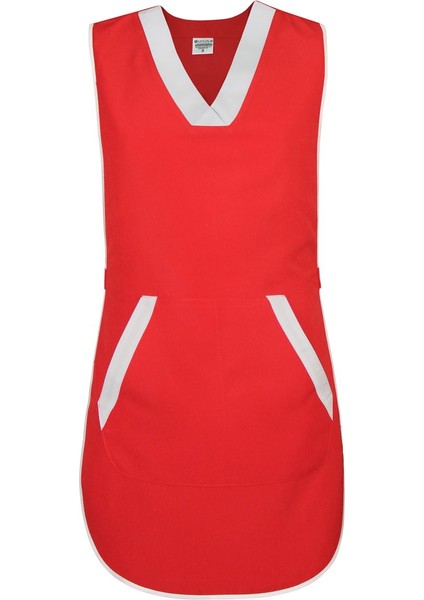 Önlük Jile V Yaka Garnili