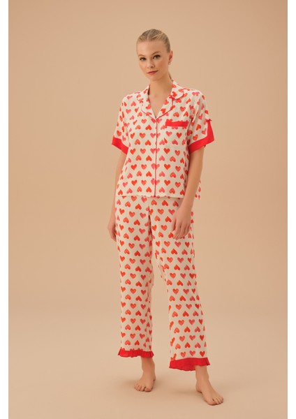 Heart Maskülen Pijama Takımı