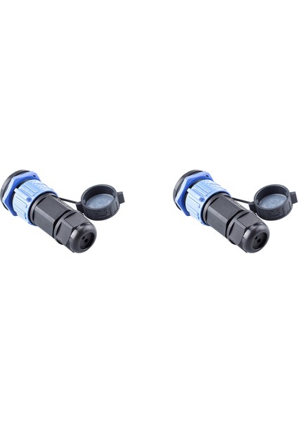 2x Trolling Motor Fişi Priz Seti, Deniz Tekne Güç Konektörü, Trolling Motorlar Için 12/24/36/48 Volt Deniz Fişi (Yurt Dışından)