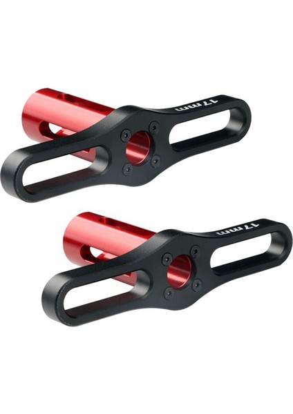 2x Metal 17 mm Tekerlek Somunları Kol Altıgen Anahtarı Aracı 1:8 Rc Araba Için (Yurt Dışından)