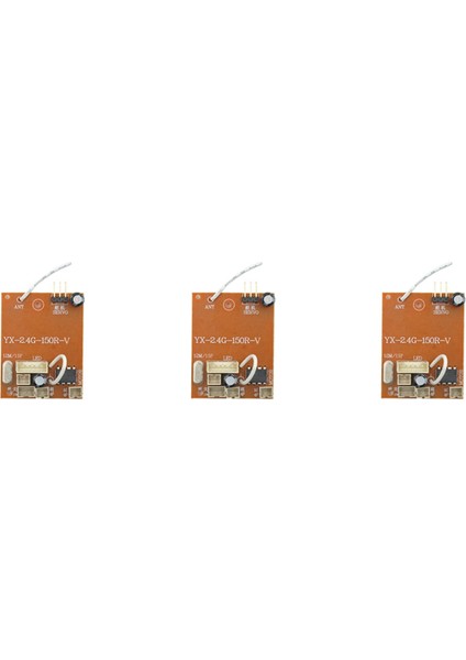 3x 2.4g Tam Ölçekli Model Alıcı Devre Anten ile Mn D90 D91 MN45 MN96 MN99S 1/12 Rc Araba Parçaları (Yurt Dışından)