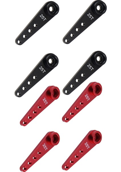 4pcs 37MM 25T Metal Uzatma Direksiyon Servo Kolu Korna, Kırmızı (Yurt Dışından) fırsatları