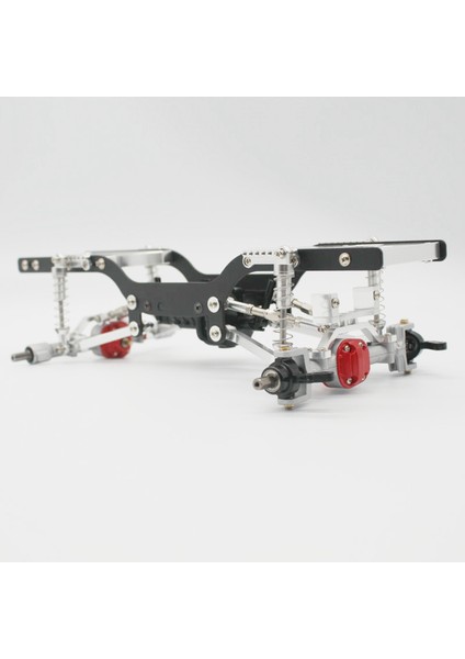 Mn D90 1/12 Rc Araba Çekme Çubuğu Koltuğu ve Aks Yukarı Servo Braketi, Gümüş (Yurt Dışından)