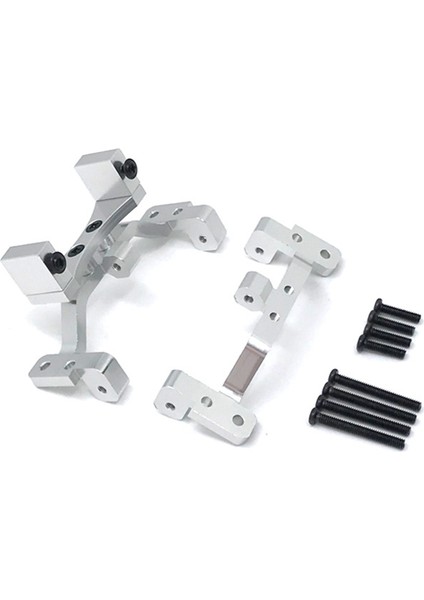 Mn D90 1/12 Rc Araba Çekme Çubuğu Koltuğu ve Aks Yukarı Servo Braketi, Gümüş (Yurt Dışından)