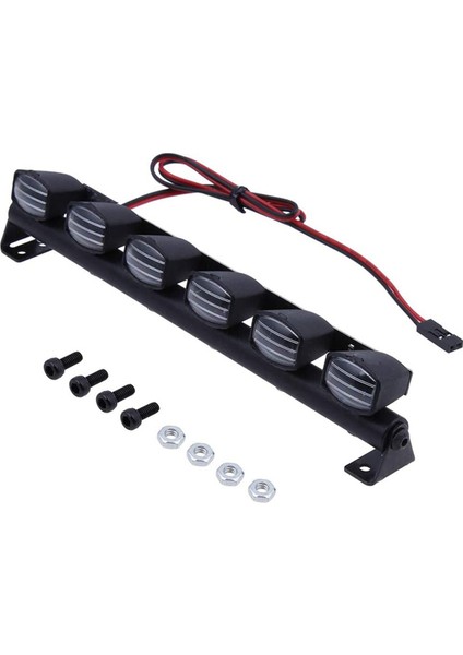 2x Rc Araba Işık Çubuğu Kiti 6 Gövde Kabuğu Çatı Işıkları 1/10 Rc Paletli Araba Kamyon Aksesuarları (Yurt Dışından) fiyatları