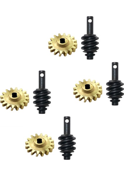 Eksenel SCX24 90081 1/24 Rc Araba Için 4 Takım Çelik Dişliler Diferansiyel Dişliler (Yurt Dışından)