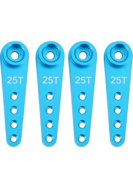 20 Adet 37MM 25T Metal Uzatma Direksiyon Servo Kol Boynuz Rc Araba Paletli Parçaları Için, Mavi (Yurt Dışından) fiyatları