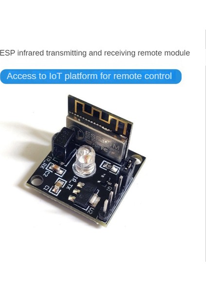 2x ESP8285 ESP-01M Ir Alıcı-Verici Wifi Kablosuz Modülü Uzaktan Kumanda Anahtarı Geliştirme Öğrenme Kartı Esp 8285 ESP-01M (Yurt Dışından)