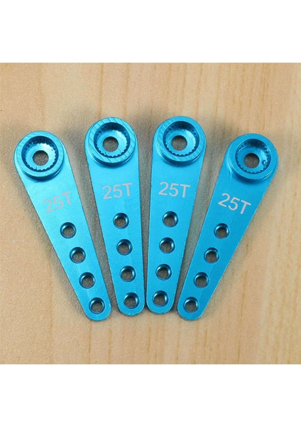 20 Adet 37MM 25T Metal Uzatma Direksiyon Servo Kol Boynuz Rc Araba Paletli Parçaları Için, Mavi (Yurt Dışından) indirimleri