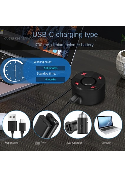 Bisiklet Alarmı Arka Lambası USB Şarj Bisiklet Işığı Akıllı Fren Algılama Uzaktan Kumanda Bisiklet Alarmı Kuyruk Lambası Iki Uzaktan Kumanda ile (Yurt Dışından)