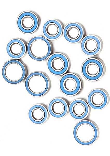 TT02 1/10 Rc Araba Için 16PCS Kauçuk Mühürlü Bilyalı Rulman Kiti (Yurt Dışından) modelleri