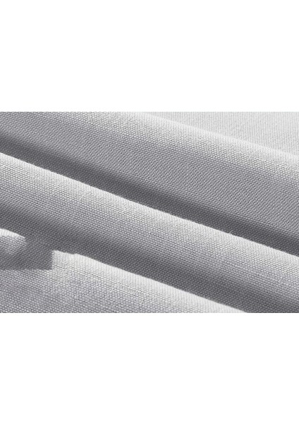 Sıvı Geçirmez Dertsiz Oval Masa Örtüsü Gri + 6 Peçete