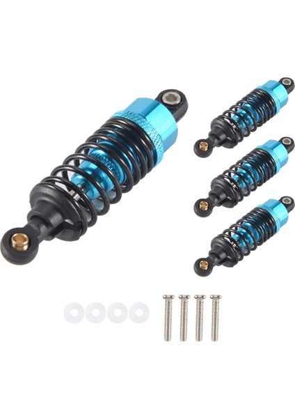 4 Adet Alüminyum Alaşımlı Şok Emici Damper Seti Tamiya Tt-01 ile Uyumlu, Mavi (Yurt Dışından)