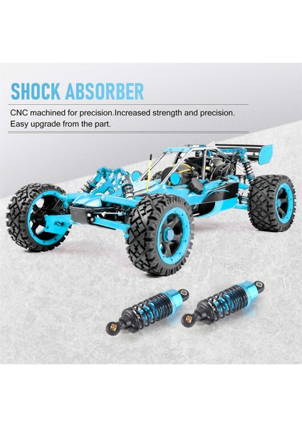 4 Adet Alüminyum Alaşımlı Şok Emici Damper Seti Tamiya Tt-01 ile Uyumlu, Mavi (Yurt Dışından)
