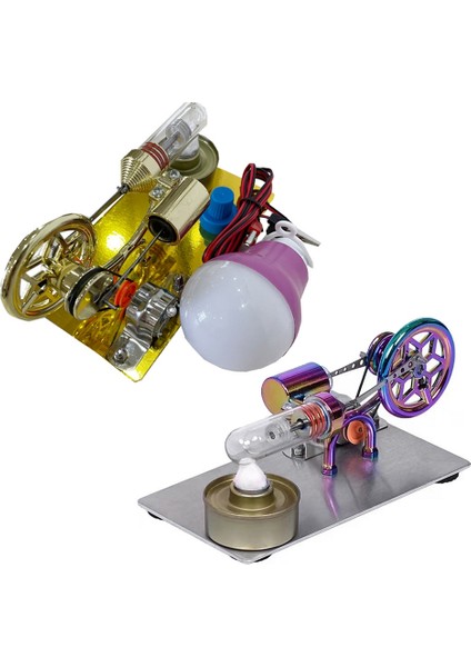 Sıcak Hava Irling Motor Modeli Jeneratör Altın (Yurt Dışından)