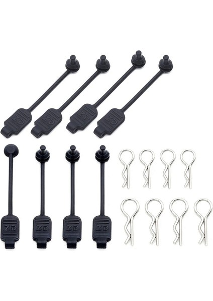 8pcs Rc Araba Gövde Klipsi Kauçuk Tutucu Kabuk Sabit Toka Kilidi 8301 (Yurt Dışından) modelleri