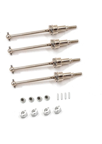 Hbx 1/18 Rc Araba Için Adaptörlü 4 Adet Metal Tahrik Mili Cvd (Yurt Dışından) fiyatları