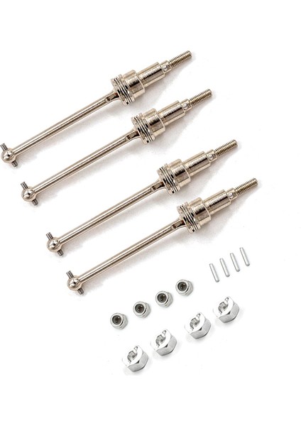 Hbx 1/18 Rc Araba Için Adaptörlü 4 Adet Metal Tahrik Mili Cvd (Yurt Dışından) modelleri