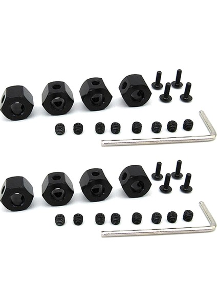 D12 C24 Mn D90 MN99S Rc Için 4 Adet 5mm Ila 12MM Metal Birleştirici, (Yurt Dışından)