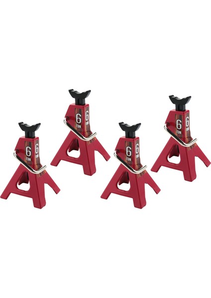 4 Adet Metal Standları Aracı 1/10 Rc Kamyon Trx4 Eksenel SCX10,6 Ton (Yurt Dışından)