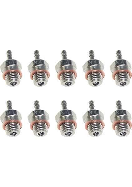 70117 1/10 1/8 Rc Kamyon Nitro Motor Parçaları Için 10X N4 Sıcak Kızdırma Bujisi Kıvılcım (Yurt Dışından)