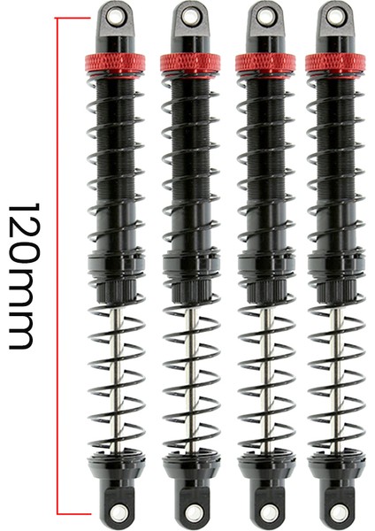 1/10 D90 SCX10,80MM Için 4 Adet Yağ Ayarlı Yay (Yurt Dışından) modelleri