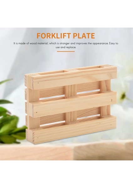 2 Adet 120X80MM Ahşap Palet Dekorasyonu 1/10 Rc Paletli Araba SCX10 ile Uyumlu (Yurt Dışından)