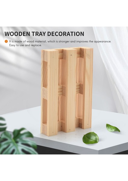 2 Adet 120X80MM Ahşap Palet Dekorasyonu 1/10 Rc Paletli Araba SCX10 ile Uyumlu (Yurt Dışından)