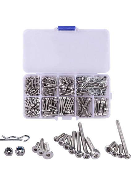 205 Adet Ainl Yılan Balığı Rc Kontak Vida Kiti (Yurt Dışından) modelleri