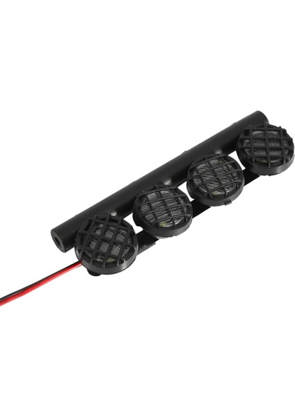 2x Çok Fonksiyonlu Ultra Parlak Lamba LED Tavan Işık Çubuğu 4 Spot ile 1/10 1/8 Rc Araba CC01 Eksenel SCX10 (Yurt Dışından)