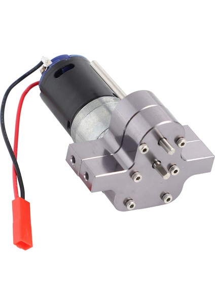 2x 370 Fırçalı Motor+Alaşımlı Isı Emici Seti, Çelik Dişlili, C14 C24 B14 B24 B16 B36 6x6 (Yurt Dışından)