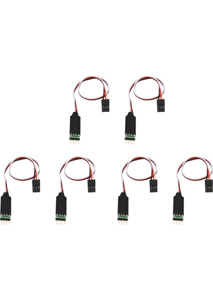 6 Adet 3ch 3 Kanallı LED Lamba Işığı Kontrol Anahtarı Paneli Için 1/10 1/8 Rc Model Araba Eksenel SCX10 Trx4 (Yurt Dışından)