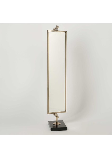 Mermer Metal Dikdörtgen Ayna 15*22*93 cm