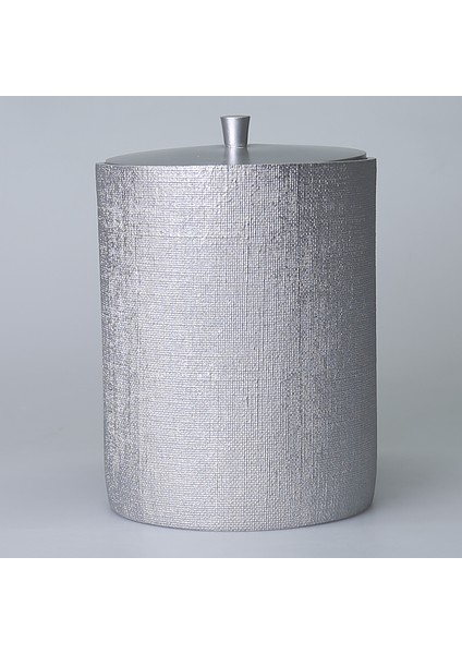 Linen Çöp Kovası Gümüş