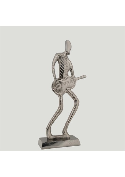 Metal Gitarist Dekor 12*23*64 cm