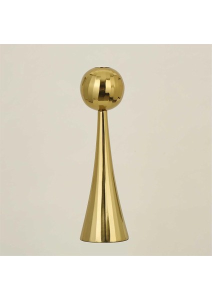 Metal Irıs Şamdan 7,75*26 cm