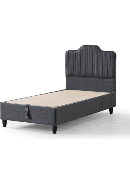 AE-7818 Menekşe 3'lü Set (Yatak Baza Başlık) Tek Kişilik