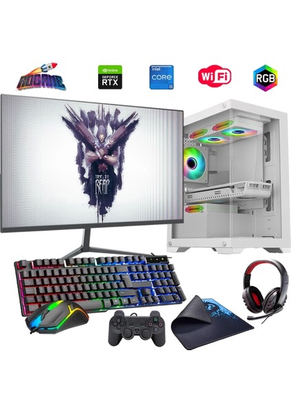 I5 14400F 16GB Ddr4 480SSD 8gb RTX3050 27" Monitörlü (Gaming Set)