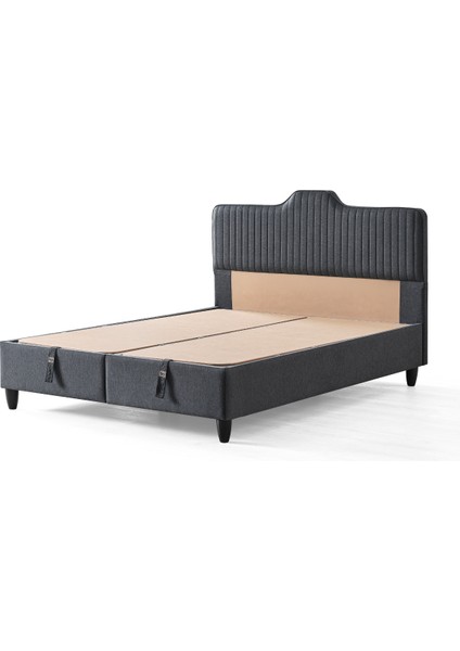 AE-7818 Menekşe 3'lü Set (Yatak Baza Başlık) Çift Kişilik