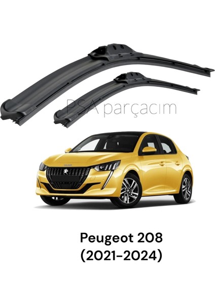 Peugeot 208 Muz Silecek Takımı (2021-2024) 2'li Tek Ebat