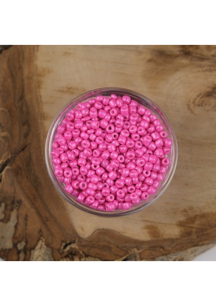 Abc Kum Boncuk Pembe 4 mm 500 Gram 6/0 - K55