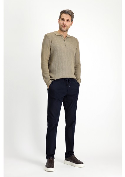 Regular Fit Likralı Beli Lastikli Ipli Pantolon fiyatları