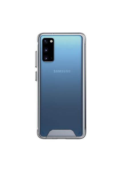 Samsung Galaxy S20 Kılıf Şeffaf ve Sert Sararmaz Narvik Premium Kapak