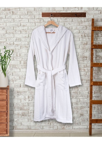 Premium Bornoz Unisex Pamuk | Beyaz modelleri