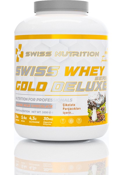 Swiss Whey Gold Deluxe Series | 1650 Gram | 55 Servis |