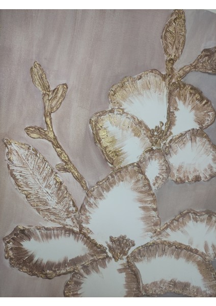 The Kuın El Yapımı Üç Boyutlu Dekoratif Rölyef Tablo 50X70