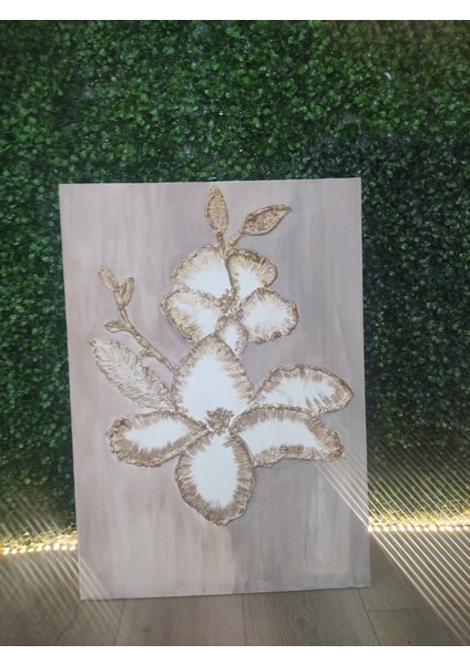 The Kuın El Yapımı Üç Boyutlu Dekoratif Rölyef Tablo 50X70
