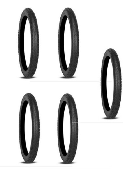 3.00-18 Tt Iç Lastik Ile Kullanılır 4pr 47P BL010 Motosiklet Lastiği 5'li Paket